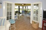 Spacious Glass & Screened Patio Overlooking the Resort Golf Course